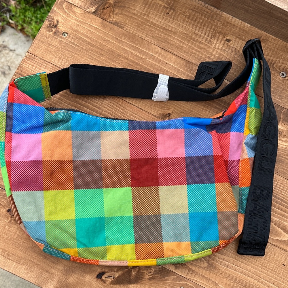BAGGU MADRAS Multicolor Medium Checkered Bag Urban Outfitters exclusive